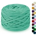 thumbnail image 1 of Kiibsot 10oz T Shirt Yarn for Crocheting 109 Yards Elastic Ribbon Yarn Thick Crochet Fabric Yarn, Knitting T-Shirt Yarn for Crochet Bag, Blanket, Basket, DIY Projects, Home Decor, 1 of 7