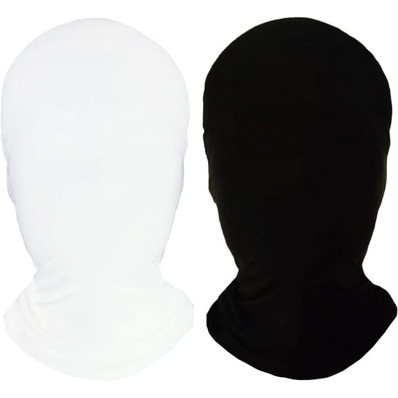 Kiibsot 2 Pack Halloween Hat 2nd Skin Masks, Spandex Hood for Unisex Cloth