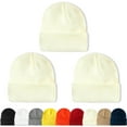 thumbnail image 1 of Kiibsot 3 Packs Unisex Beanie Hats for Men Women Winter Knit Beanies, 1 of 7