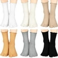 thumbnail image 1 of Kiibsot 6 Pairs Split Toe Socks Frilly Tabi Cotton Sandal Socks for Men Women, 1 of 6