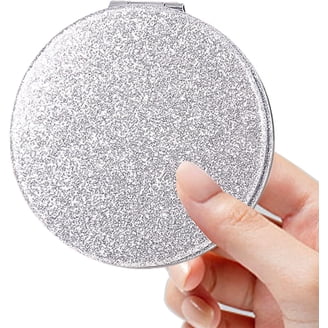 Mini Merror ACDANC Carry on Mirror Portable Metal Double-sided Mini Folding Mirror ...