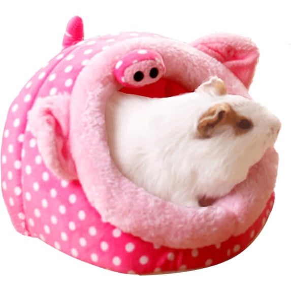 Kiibsot Guinea Pig Rat Bed Hideout for Rat Bearded Dragon Hedgehog Ferret to Sleep and Hide, Guinea Pig Cage Accessories Habitat Décor