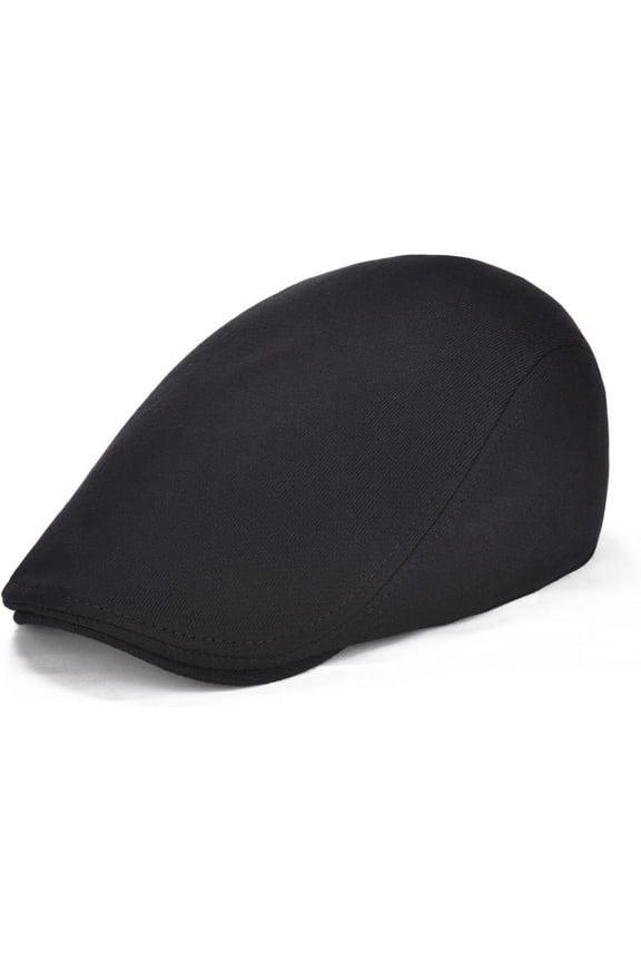 Men's Korean Style Cotton Flat Ivy Gatsby Newsboy Driving Hat Minimalist Beret Cap