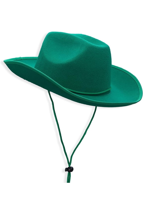 Plain Felt Cowboy & Cowgirl Hat for Men Women, Western Cowboy Hat for Adult