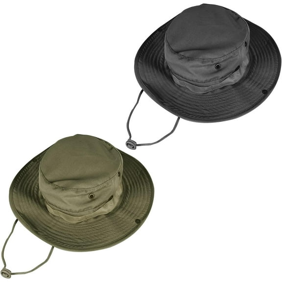 Kiibsot Summer Sun Hat for Men Women Bucket Hat UPF 50  Boonie Hat, Foldable UV Protection Hiking Beach Fishing Hat