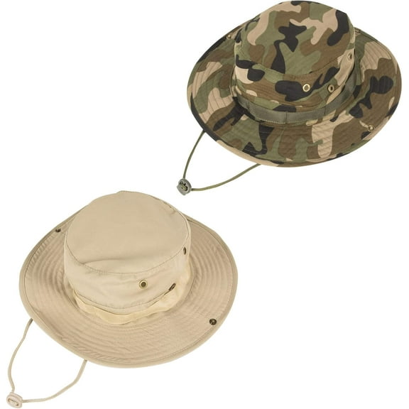 Kiibsot Summer Sun Hat for Men Women Bucket Hat UPF 50  Boonie Hat, Foldable UV Protection Hiking Beach Fishing Hat