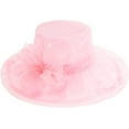 thumbnail image 1 of Kiibsot Women Girls Tea Party Hat Church Funeral Cocktail Easter British Organza Veil Dress Hat Cap, 1 of 6