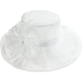 thumbnail image 1 of Kiibsot Women Girls Tea Party Hat Church Funeral Cocktail Easter British Organza Veil Dress Hat Cap, 1 of 6
