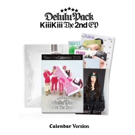 KiiiKiii - [DELULU PACK] 2nd EP Album CALENDAR Version - Walmart.com