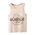 thumbnail image 1 of Kiijoy Baby Boys Cartoon Graphic Tank Top Crewneck Racerback Sleeveless Shirt, Sizes 1-13, 1 of 3