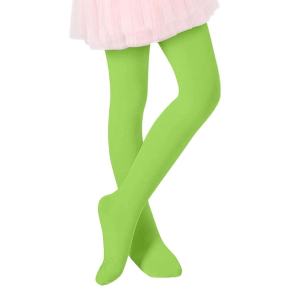 Kiijoy Baby Girls Comfort Stretch Leggings Ballet Dance Tights Lightweight Pantyhose, Sizes 6-12M