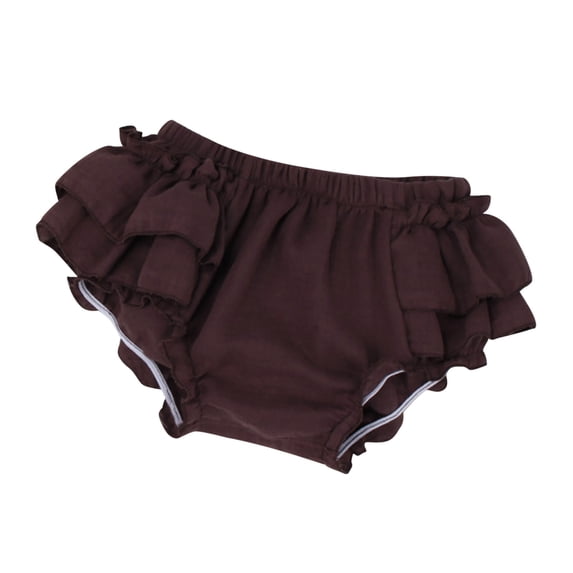 Kiijoy Baby Girls Cute Ruffle Shorts Newborn Infant Lightweight Cotton Shorts, Sizes 12-24 Months