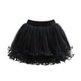 thumbnail image 1 of Kiijoy Baby Girls Solid Mesh Layered Tutu Skirt Dance Party Tulle Skirt, Sizes 1-14, 1 of 3