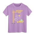 thumbnail image 1 of Kiijoy Big Boys Birthday T-Shirt Short Sleeve Excavator Graphic T Shirt, Sizes 12-13Y, 1 of 3
