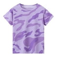 thumbnail image 1 of Kiijoy Big Boys Camo Short Sleeve T-Shirt Casual Breathable Sports Tee, Sizes 9-10, 1 of 3