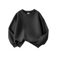 thumbnail image 1 of Kiijoy Big Boys Casual Sweatshirt Solid Long Sleeve Crewneck Pullover Top, Sizes 10-11, 1 of 3