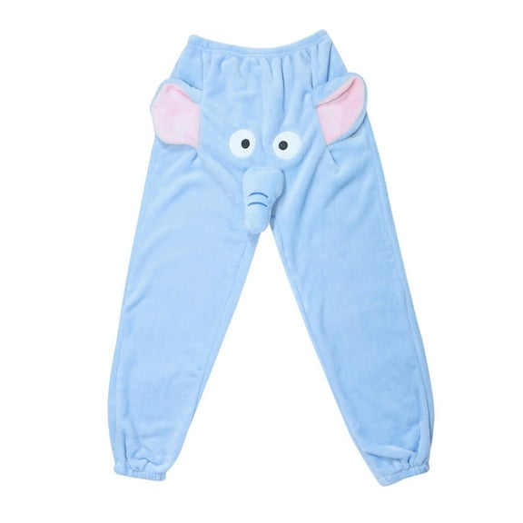 Kiijoy Big Boys Flannel Pajama Pants Kids Cute Snug Fit Cozy Sleep Pants, Sizes 8-10