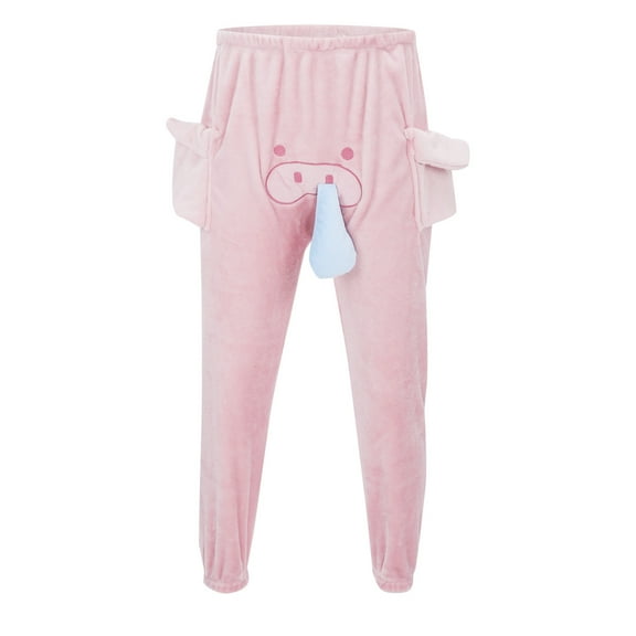 Kiijoy Big Boys Flannel Pajama Pants Kids Cute Snug Fit Cozy Sleep Pants, Sizes 8-10