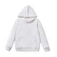 thumbnail image 1 of Kiijoy Hoodie for Boys Girls Solid Color Cotton Hooded Sweatshirt Casual Pullover Hoodies, 1 of 2