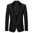 thumbnail image 1 of Kiijoy Big Boys Lapel Formal Suit Jacket Long Sleeve Business Blazer Coat, Sizes 11-12, 1 of 3
