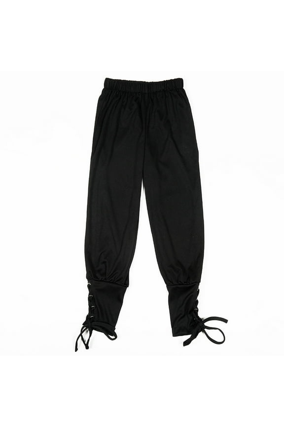 Big Boys Retro Pants Vintage Loose Fit Drawstring Breeches Pants, Sizes 10-12