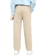 thumbnail image 1 of Kiijoy Big Boys Stretch Fleece Lined Pants Cotton Pull On Uniform Pants, Sizes 7-8, 1 of 3