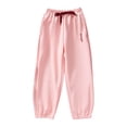thumbnail image 1 of Kiijoy Big Girls Active Sweatpants Elastic Waist Drawstring Jogger Pants, Sizes 7-8, 1 of 2