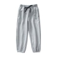 thumbnail image 1 of Kiijoy Big Girls Active Sweatpants Elastic Waist Drawstring Jogger Pants, Sizes 8-9, 1 of 2