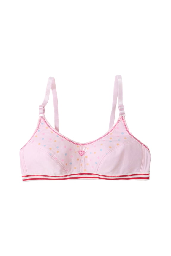 Big Girls Bralette Training Bra Supersoft Lightly Wireless Bra, Sizes 10-14