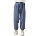 thumbnail image 1 of Kiijoy Big Girls Lined Sweatpants Cozy Loose Fit Jogger Pants, Sizes 8-9, 1 of 5