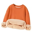 thumbnail image 1 of Kiijoy Big Girls Pullover Sweatshirt Winter Warm Crewneck Sweatshirt, Sizes 8-9, 1 of 4