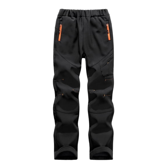 Kiijoy Big Girls Softshell Ski Pants Straight Fit Snow Pants, Sizes 10-12