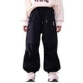 thumbnail image 1 of Kiijoy Big Girls Fleece Warm Sweatpants Loose Drawstring Jogger Pants, Sizes 8-9, 1 of 7
