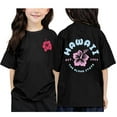 thumbnail image 1 of Kiijoy Big Girls Graphic T-Shirt Letter Print Short Sleeved T Shirt Summer Loose Tshirt, 1 of 3