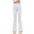 thumbnail image 1 of Kiijoy Big Girls High Waisted Yoga Pants Stretch Workout Flared Leggings, Sizes 9-10, 1 of 4