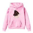 thumbnail image 1 of Kiijoy Big Girls Horse Print Hoodie Relaxed Fit Hooded Sweatshirt, Sizes 10-11, 1 of 2