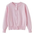 thumbnail image 1 of Kiijoy Big Girls Knitted Cardigan Sweater Unisex Button Front Outerwear, Sizes 9-10, 1 of 6