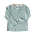 thumbnail image 1 of Kiijoy Big Girls Long Sleeve T Shirt Lace Bow Crew Neck Blouse Shirt, Sizes 7-8, 1 of 2
