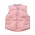 thumbnail image 1 of Kiijoy Big Girls Padded Vest Solid Casual Warm Quilted Sleeveless Jacket, Sizes 9-10, 1 of 8
