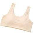 thumbnail image 1 of Kiijoy Big Girls Pull Over Training Bra Seamless Sports Bra Bralette, Sizes 8-12, 1 of 8