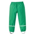 thumbnail image 1 of Kiijoy Big Girls Rain Pants Elastic Waist Waterproof Pants Kids Overpants, Sizes 10-12, 1 of 3
