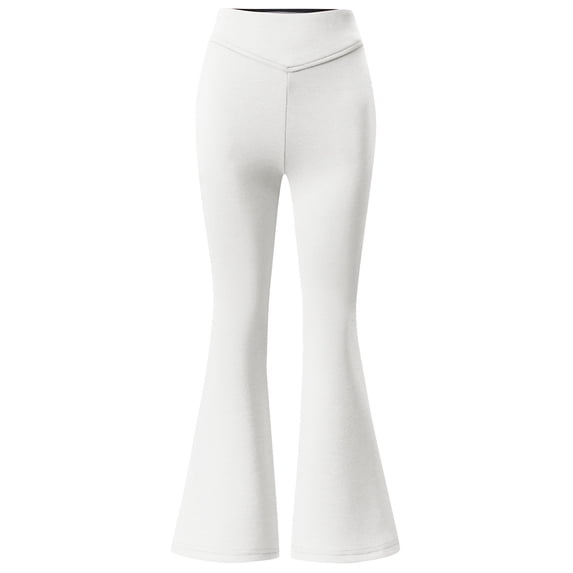 Kiijoy Big Girls School Uniform Pants Bootcut Sweatpants Flared Pants, Sizes 7-8
