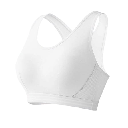 Kiijoy Big Girls Seamless Sports Bra Built Up Racerback Training Bra Bralette, Sizes 13-14