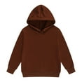 thumbnail image 1 of Kiijoy Big Girls Solid Casual Hoodie Kids Cotton Sports Hooded Sweatshirt, Sizes 12-13, 1 of 3