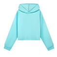 thumbnail image 1 of Kiijoy Big Girls Solid Color Hoodie Cozy Casual Pullover Hooded Sweatshirt, Sizes 12-13, 1 of 3