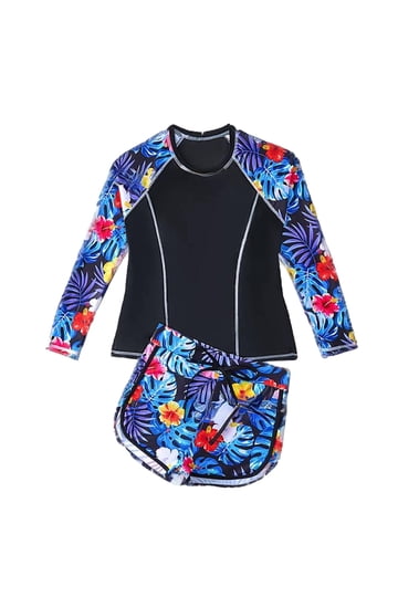Maillot Anti-UV Rash Guard Drama Queen Taille 2T - Multicolore - Occasion Très Bon état