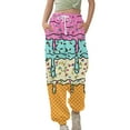 thumbnail image 1 of Kiijoy Big Girls Sweatpants Kids Ice-Cream Print Drawstring Active Pants, Sizes 10-11, 1 of 3