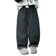 thumbnail image 1 of Kiijoy Big Girls Wide Leg Sweatpants High Waisted Loose Fit Casual Pants, Sizes 8-10, 1 of 3