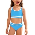 thumbnail image 1 of Kiijoy Bikini Set for Girls Sport Swimsuit Bathing Suit with Removable Cups, Sizes 8-14, 1 of 6