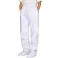 thumbnail image 1 of Kiijoy Boys Baggy Sweatpants Elastic Waist Drawstring Active Pants, White, Sizes 5-16, 1 of 8